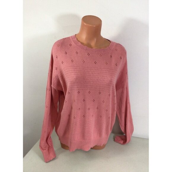 Lauren Conrad Sweaters - Lauren Conrad Pink Sweater Womens 2XL